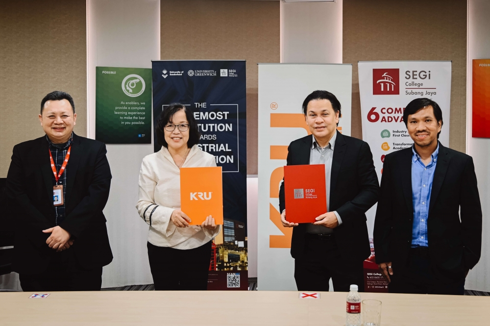 SEGi Colleges ink agreement with Yayasan KRU to secure ...